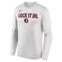 NCAA Nike Florida State Seminoles 2026 On-Court Bench Long Sleeve T-Shirt