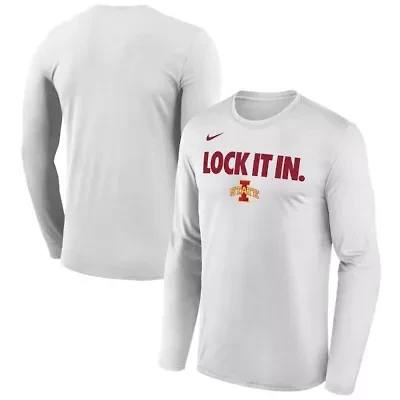 NCAA Nike Iowa State Cyclones 2026 On-Court Bench Long Sleeve T-Shirt