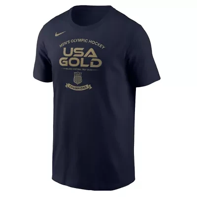 NHL Nike USA Hockey 2026 Winter Olympics Medal Core T-Shirt