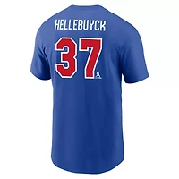 Olympics Nike Connor Hellebuyck USA Hockey Name & Number T-Shirt