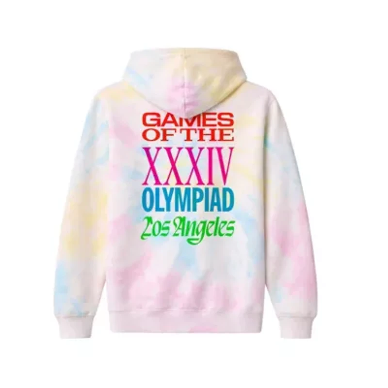 IOC Fanatics LA28 Superbloom Collection Tie-Dye Hoodie