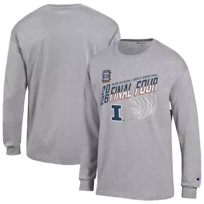 NCAA Illinois Fighting Illini 2026 Basketball Tournament March Madness Final Four Long Sleeve T-Shirt
