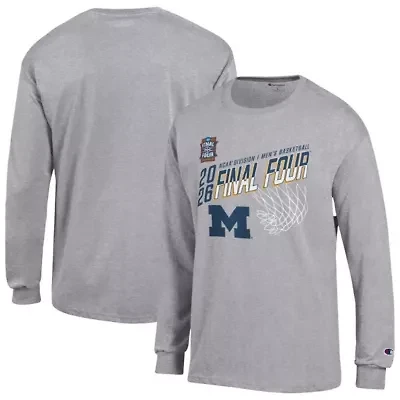 NCAA Michigan Wolverines 2026 Basketball Tournament March Madness Final Four Long Sleeve T-Shirt