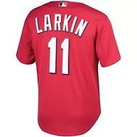 Cincinnati Reds MLB Barry Larkin Throwback Cooperstown Mesh Batting Practice Jersey
