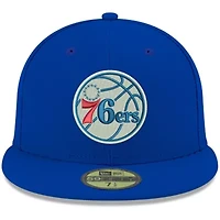 NBA Philadelphia 76ers Official Team Color 59FIFTY Fitted Hat
