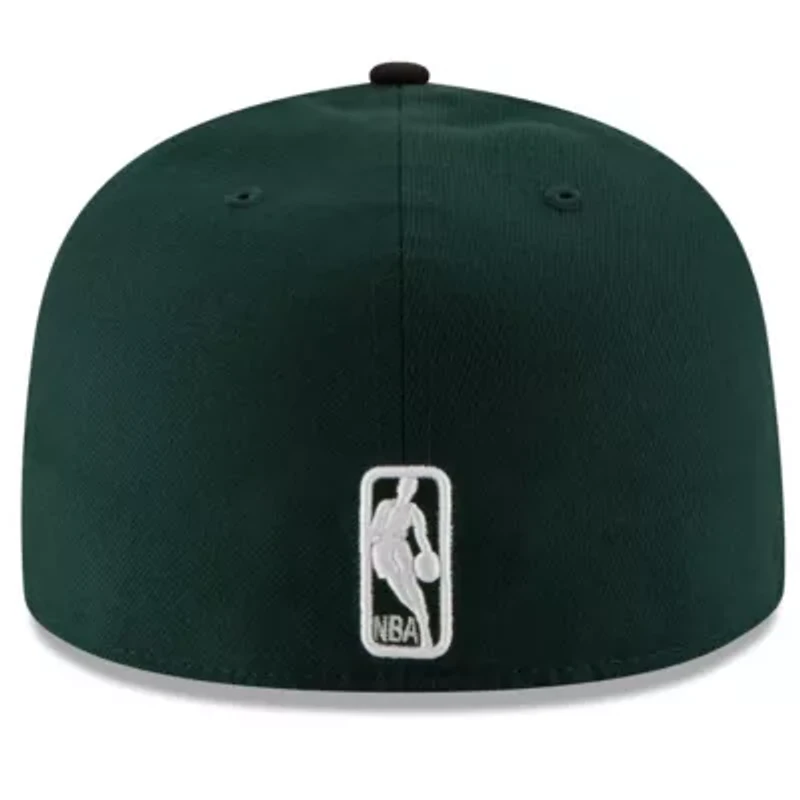 NBA Green/Black Milwaukee Bucks Official Team Color 2Tone 59FIFTY Fitted Hat