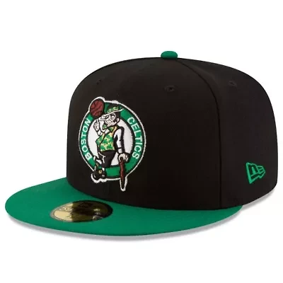 NBA Black/Green Boston Celtics Official Team Color 2Tone 59FIFTY Fitted Hat