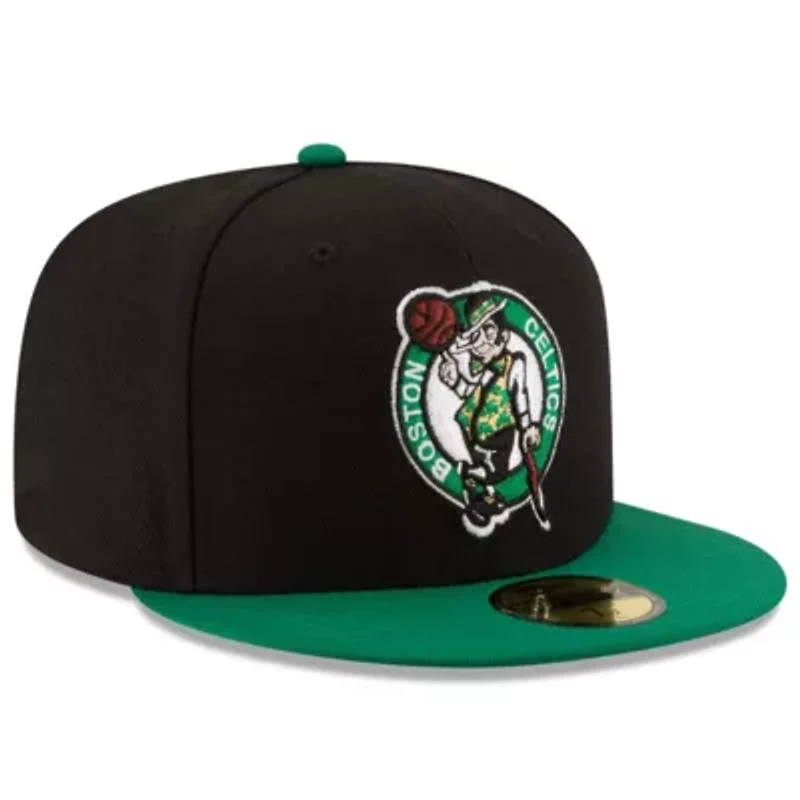 NBA Black/Green Boston Celtics Official Team Color 2Tone 59FIFTY Fitted Hat