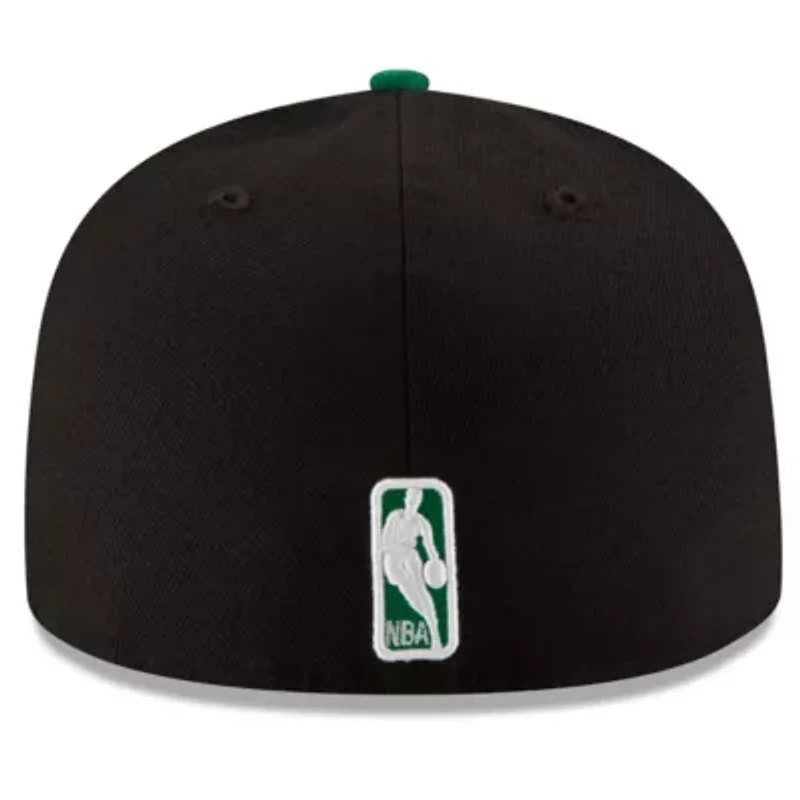NBA Black/Green Boston Celtics Official Team Color 2Tone 59FIFTY Fitted Hat