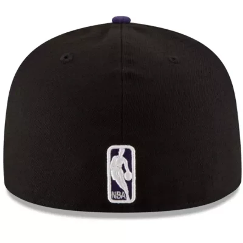 NBA Black/Purple Los Angeles Lakers Official Team Color 2Tone 59FIFTY Fitted Hat