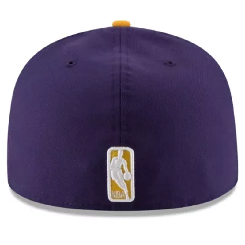 NBA Purple/Gold Los Angeles Lakers Official Team Color 2Tone 59FIFTY Fitted Hat