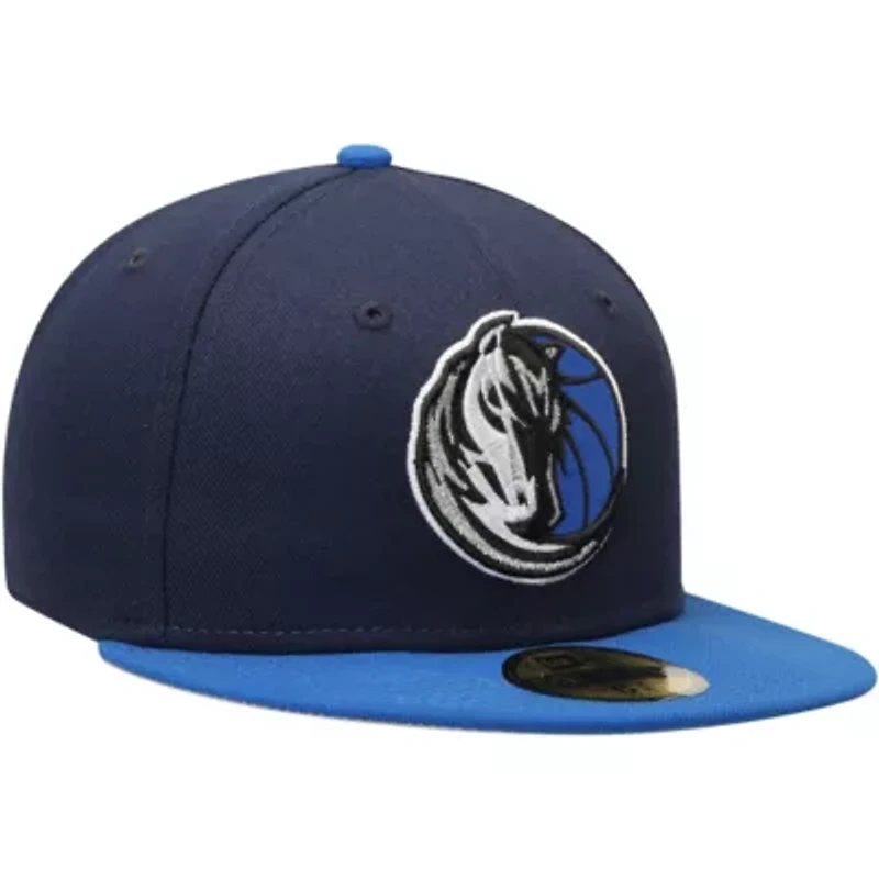NBA Navy/Blue Dallas Mavericks Official Team Color 2Tone 59FIFTY Fitted Hat