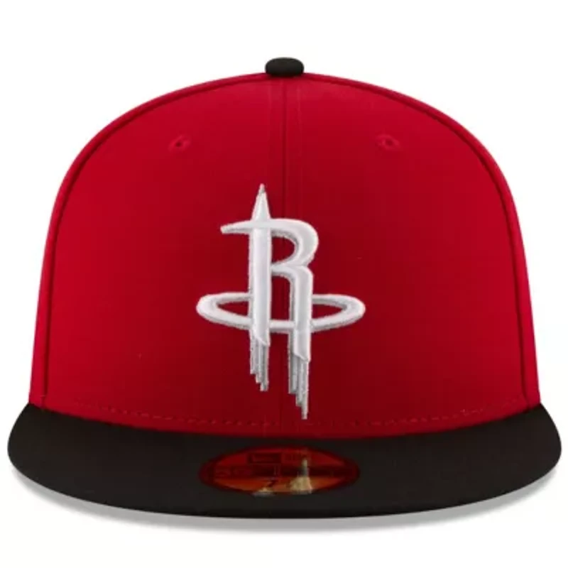 NBA Red/Black Houston Rockets Official Team Color 2Tone 59FIFTY Fitted Hat