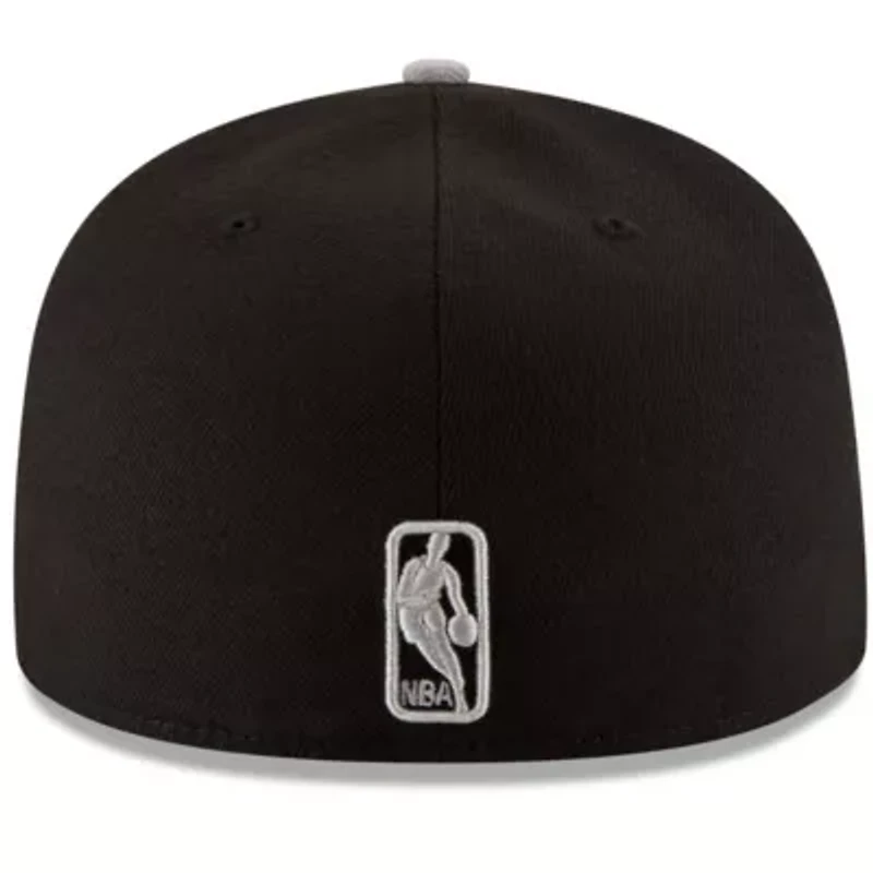 NBA Black/Gray San Antonio Spurs Official Team Color 2Tone 59FIFTY Fitted Hat