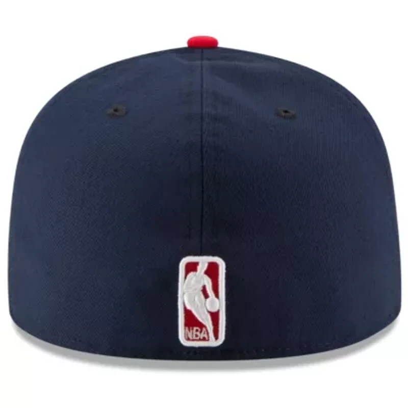 NBA Navy/Red Washington Wizards Official Team Color 2Tone 59FIFTY Fitted Hat