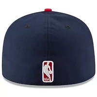 NBA Navy/Red Washington Wizards Official Team Color 2Tone 59FIFTY Fitted Hat