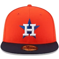 MLB Orange/Navy Houston Astros Alternate Authentic Collection On-Field 59FIFTY Fitted Hat