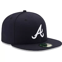 MLB Atlanta Braves Road Authentic Collection On-Field 59FIFTY Fitted Hat