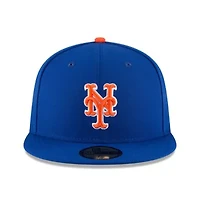 MLB Royal/Orange New York Mets Authentic Collection On Field 59FIFTY Fitted Hat