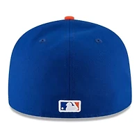 MLB Royal/Orange New York Mets Authentic Collection On Field 59FIFTY Fitted Hat