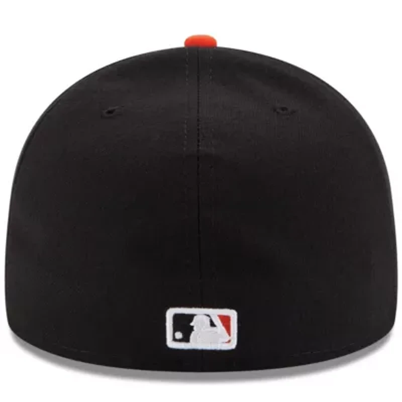 MLB Black/Orange Baltimore Orioles Alternate Authentic Collection On Field 59FIFTY Performance Fitted Hat