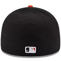MLB Black/Orange Baltimore Orioles Alternate Authentic Collection On Field 59FIFTY Performance Fitted Hat