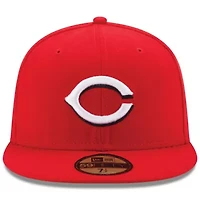 MLB Cincinnati Reds Home Authentic Collection On-Field 59FIFTY Fitted Hat
