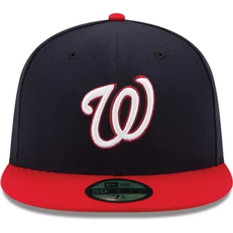 MLB Navy/Red Washington Nationals Alternate Authentic Collection On-Field 59FIFTY Fitted Hat