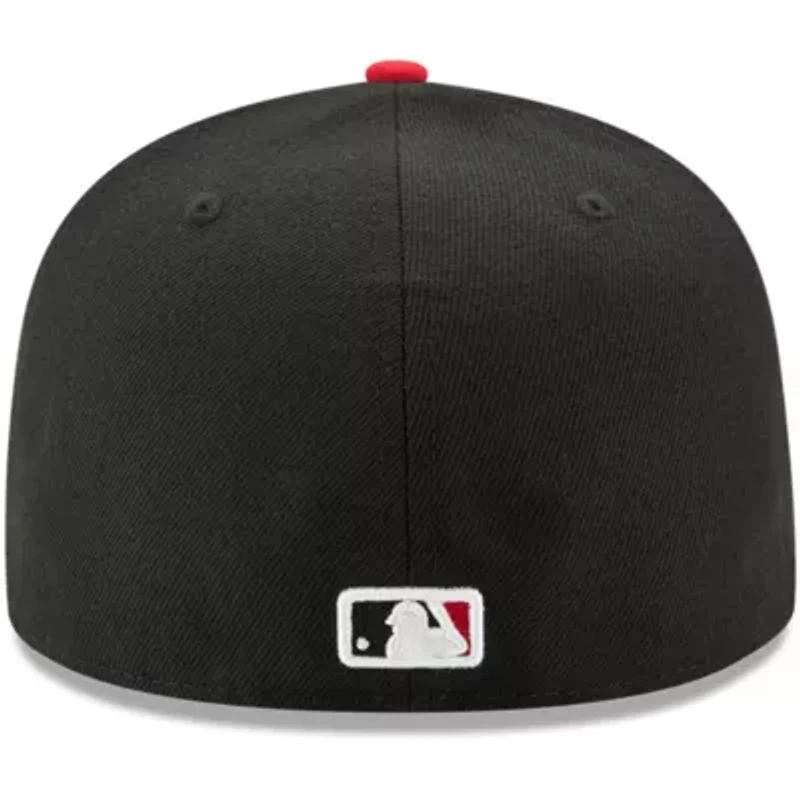 MLB Red/Black Cincinnati Reds Road Authentic Collection On-Field 59FIFTY Fitted Hat