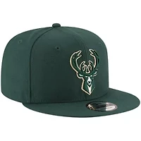 NBA Hunter Milwaukee Bucks Official Team Color 9FIFTY Snapback Hat