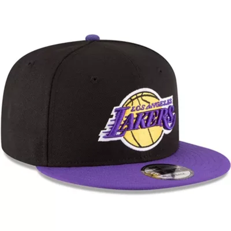 NBA Black/Purple Los Angeles Lakers 2-Tone 9FIFTY Adjustable Snapback Hat