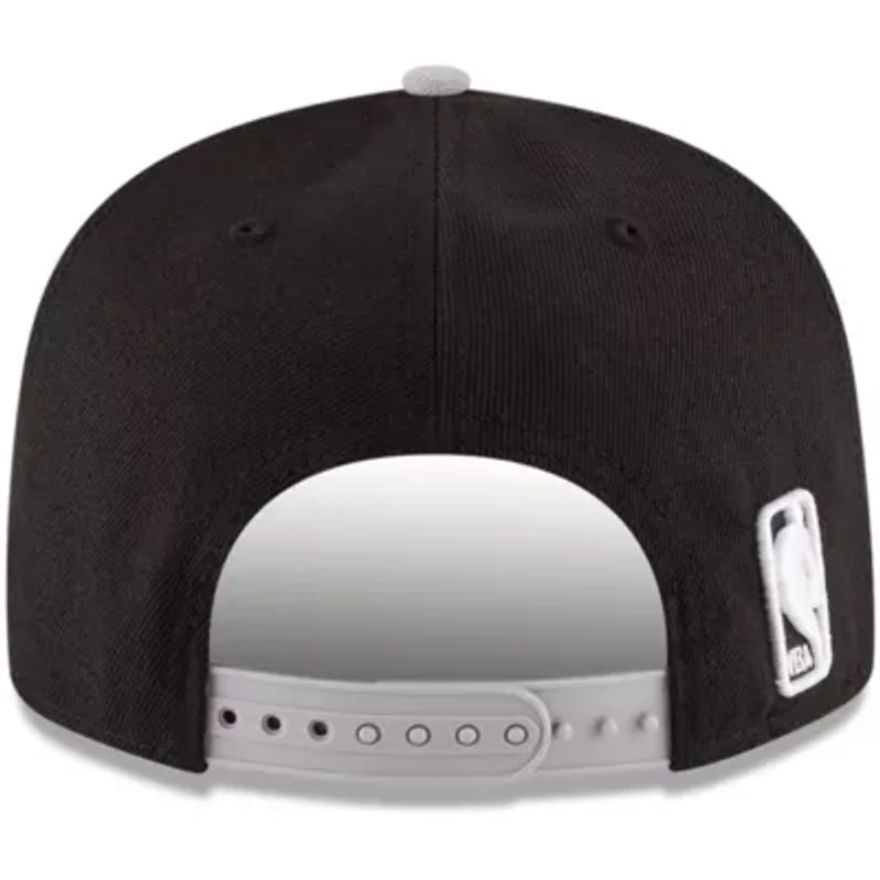 NBA Black/Gray Brooklyn Nets 2-Tone 9FIFTY Adjustable Snapback Hat