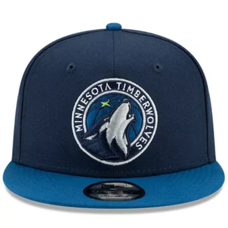 NBA Navy/Blue Minnesota Timberwolves 2-Tone 9FIFTY Adjustable Snapback Hat