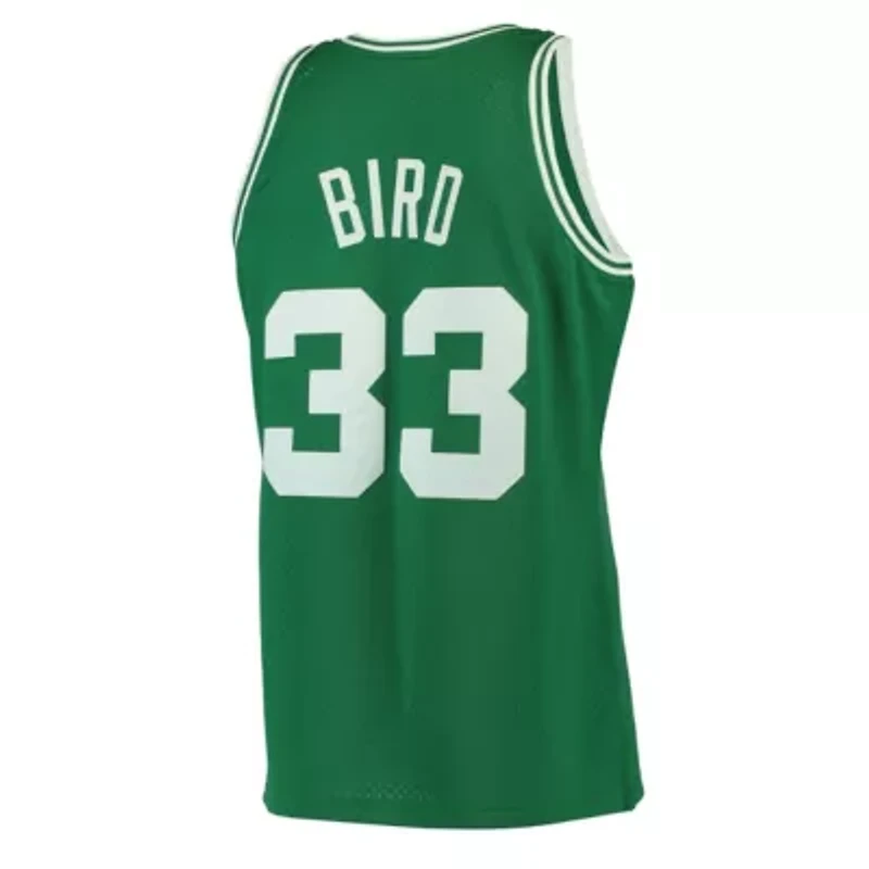 NBA Larry Bird Kelly Boston Celtics Hardwood Classics Swingman Jersey