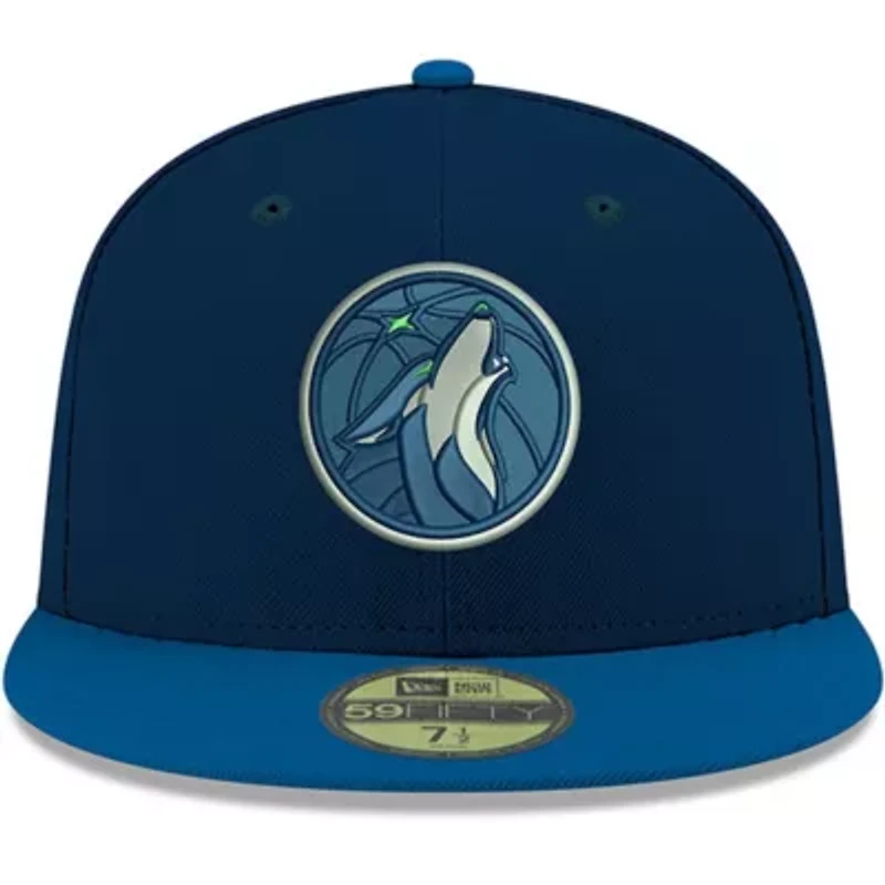 NBA Minnesota Timberwolves Official Team Color 2Tone 59FIFTY Fitted Hat