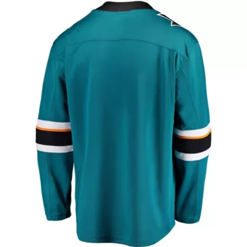 NHL Fanatics San Jose Sharks Breakaway Home Jersey
