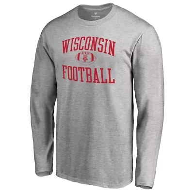 NCAA Wisconsin Badgers First Sprint Long Sleeve T-Shirt