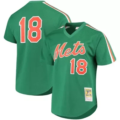 MLB Darryl Strawberry New York Mets Cooperstown Mesh Batting Practice Jersey