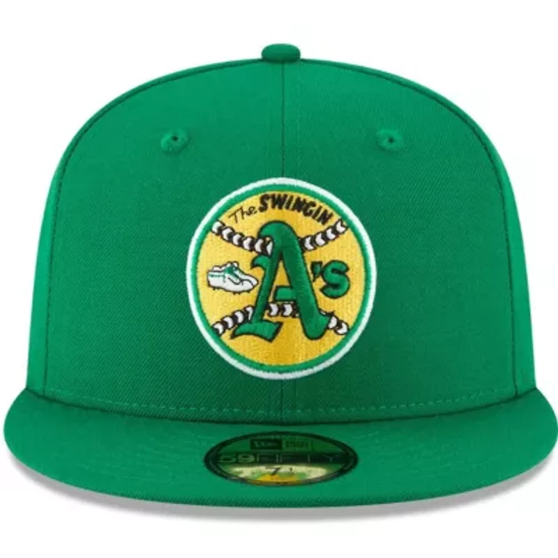 Oakland Athletics MLB Cooperstown Collection Wool 59FIFTY Fitted Hat
