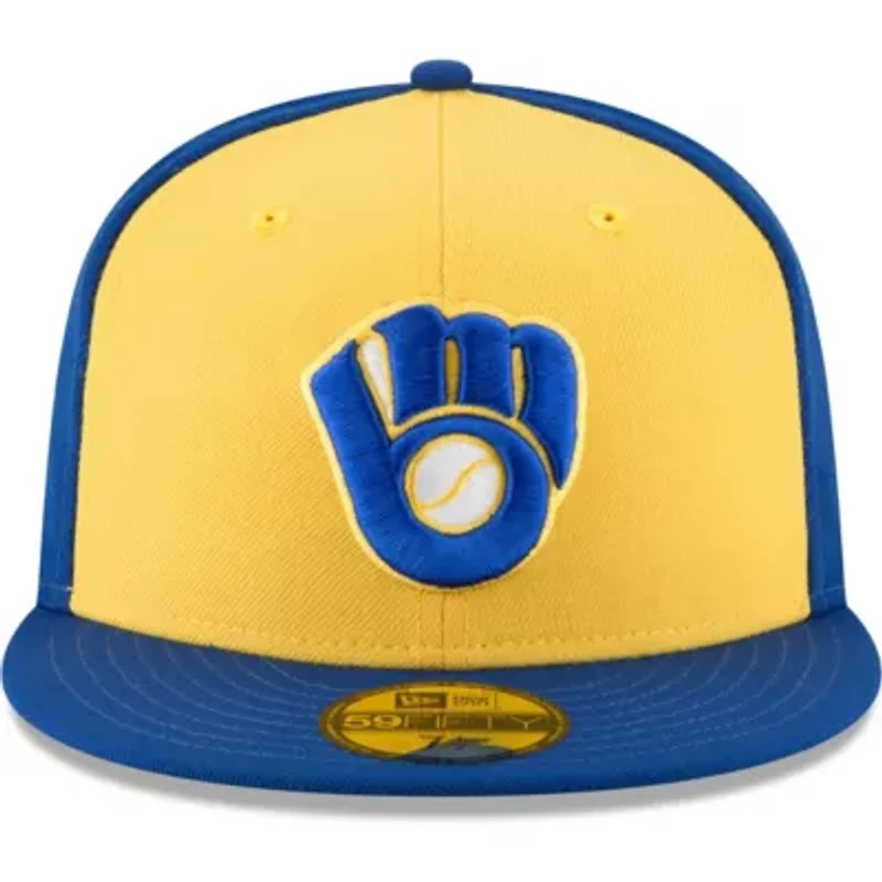 MLB Milwaukee Brewers Cooperstown Collection Wool 59FIFTY Fitted Hat