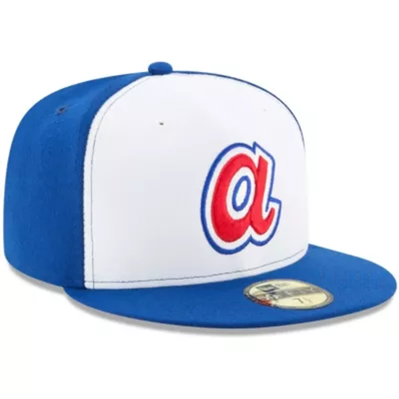 MLB White/Royal Atlanta Braves Cooperstown Collection 59FIFTY Fitted Hat