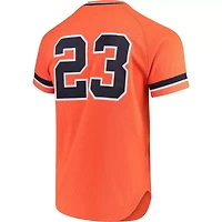 MLB Kirk Gibson Detroit Tigers Cooperstown Collection Mesh Batting Practice Button-Up Jersey