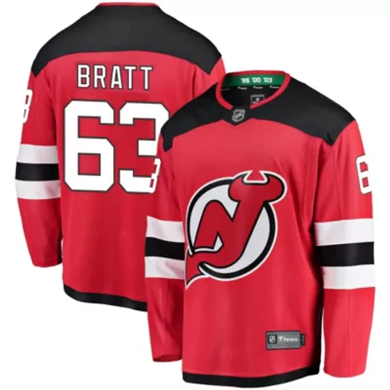 NHL Fanatics Jesper Bratt New Jersey Devils Home Breakaway Player