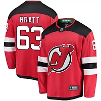 NHL Fanatics Jesper Bratt New Jersey Devils Home Breakaway Player
