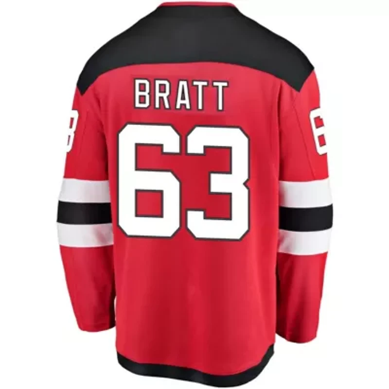 NHL Fanatics Jesper Bratt New Jersey Devils Home Breakaway Player