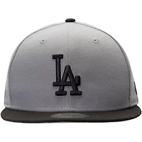 MLB Gray/Black Los Angeles Dodgers Two-Tone 59FIFTY Fitted Hat
