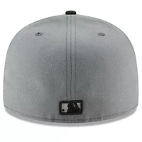 Boston Red Sox MLB Gray/Black Two-Tone 59FIFTY Fitted Hat