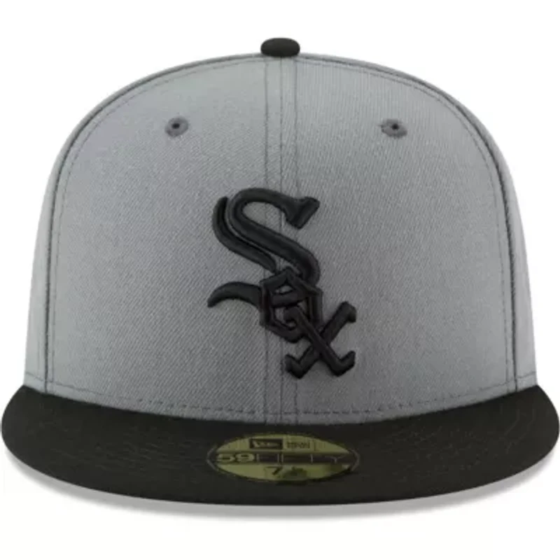 Chicago White Sox MLB Gray/Black Two-Tone 59FIFTY Fitted Hat