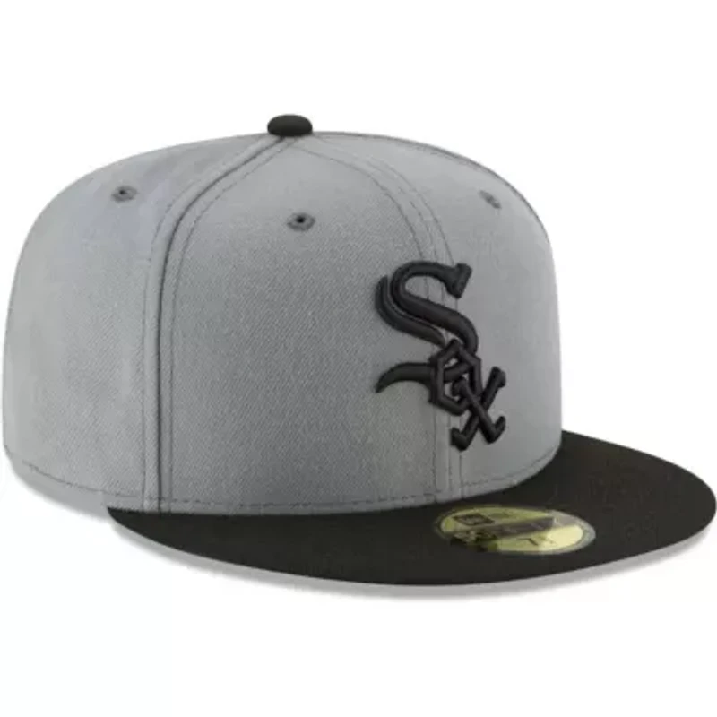 Chicago White Sox MLB Gray/Black Two-Tone 59FIFTY Fitted Hat