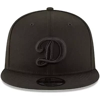 MLB Los Angeles Dodgers Script Logo on 9FIFTY Snapback Adjustable Hat - Black